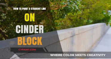 Painting Straight Lines on Cinder Blocks: A Step-by-Step Guide