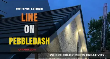 Mastering Straight Lines: Painting Techniques for Pebbledash Surfaces
