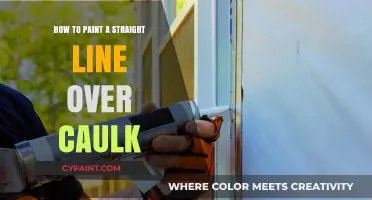 Mastering Straight Lines: Painting Over Caulk Like a Pro