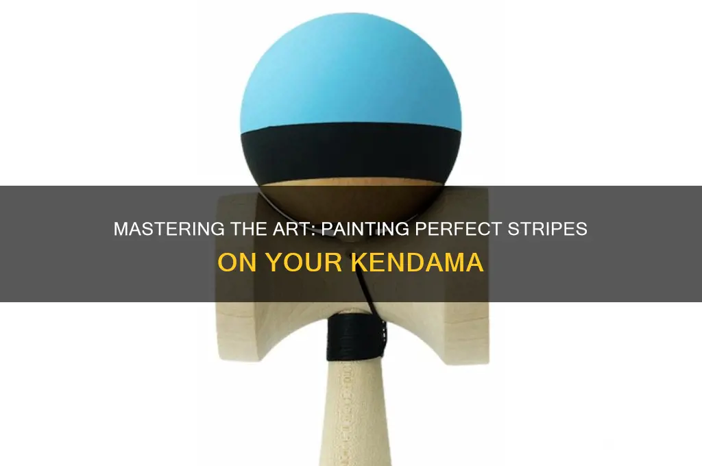 how to paint a stripe on a kendama