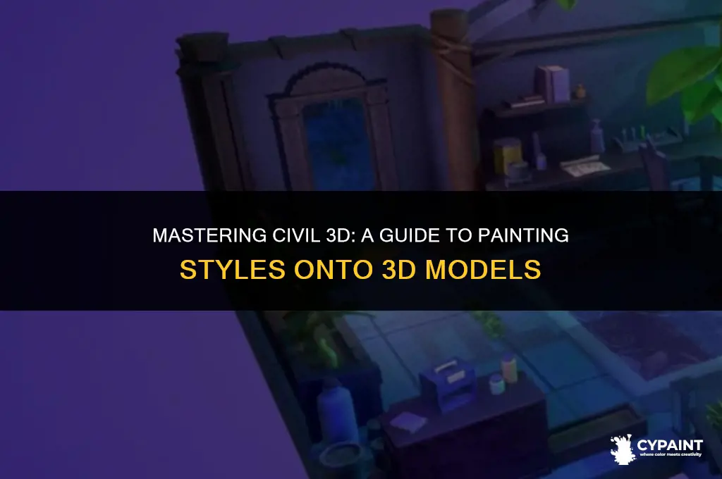 how to paint a style onto something else civil 3d