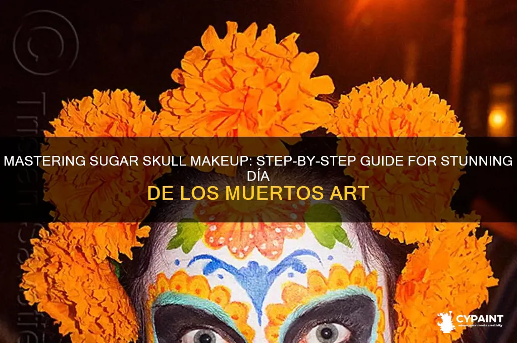 how to paint a sugar skull makeup