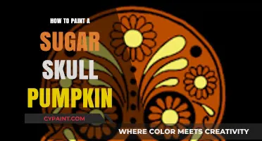 Create a Vibrant Sugar Skull Pumpkin: Step-by-Step Painting Guide