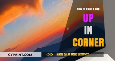 Mastering Corner Sun Art: Easy Steps to Paint a Sunrise