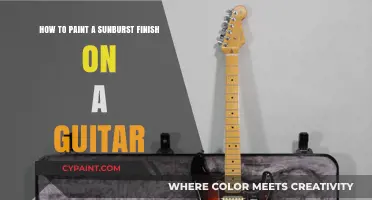 Creating a Stunning Sunburst Guitar Finish