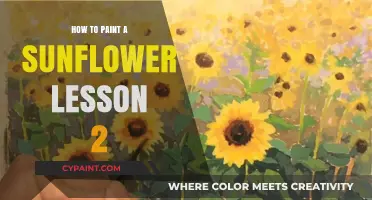 Mastering Sunflower Painting: Lesson 2 - Techniques and Tips