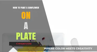 Easy Sunflower Plate Painting: Step-by-Step Guide for Beginners