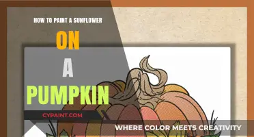 Creative Pumpkin Art: Painting a Vibrant Sunflower Step-by-Step Guide