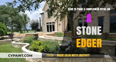 Stone Edger Sunflower Petals: A Step-by-Step Painting Guide