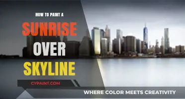 Mastering the Art of Painting a Sunrise Over a City Skyline