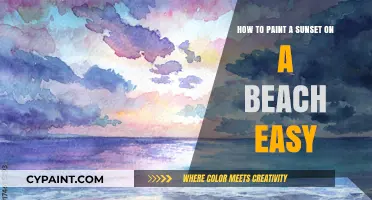 Easy Beach Sunset Painting Guide for Beginners