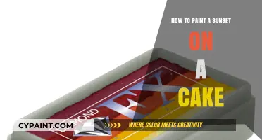 Mastering Edible Art: Painting a Stunning Sunset on Your Cake