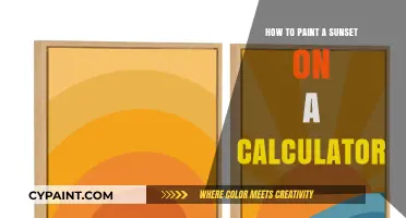 Creative Calculator Art: Painting a Sunset on Your Calculator Screen