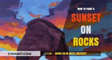 Create Stunning Sunset Art: Painting Vibrant Skies on Rocks