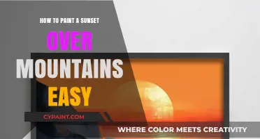 Easy Mountain Sunset Painting: Step-by-Step Guide for Beginners