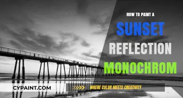 Mastering Monochrome: Painting a Sunset Reflection Step-by-Step Guide