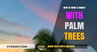 Mastering Tropical Skies: Painting a Sunset with Palm Trees
