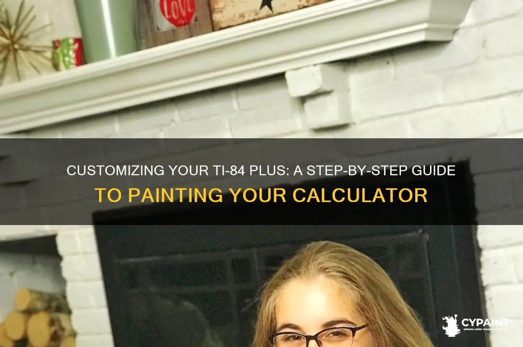 how to paint a t 84 plus calculator