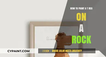 Paint a T-Rex on a Rock: Step-by-Step Guide