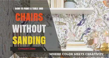 Transform Your Table and Chairs: No Sanding Required!