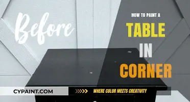 Mastering Corner Table Painting: Tips for a Flawless Finish
