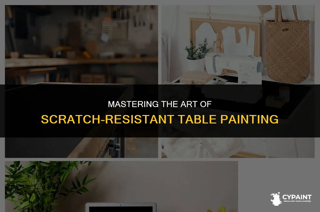 how to paint a table so it doesn