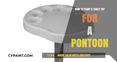 Painting Your Pontoon Table Top: A Step-by-Step Guide