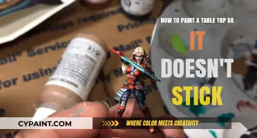 Mastering the Art of Painting Tabletops: A Non-Stick Guide