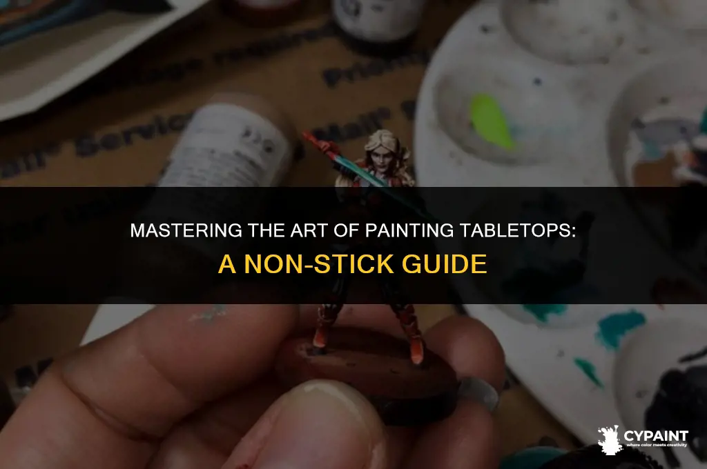 how to paint a table top so it doesn