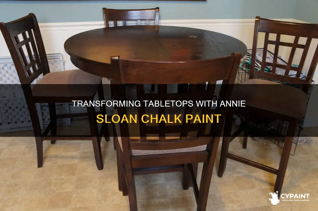 how to paint a table top with annie sloan