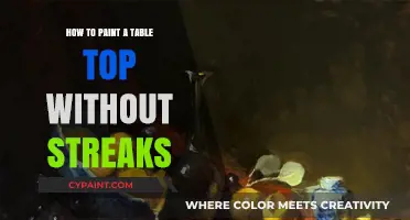 Streak-Free Table Top Painting: A Step-by-Step Guide to Perfection