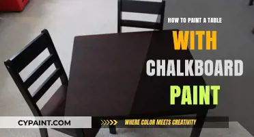 Transform Your Table: Easy Chalkboard Paint DIY Guide