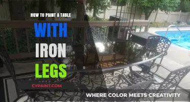 Revamp Your Table: Painting Tips for Iron-Legged Furniture