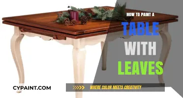 Creative Leaf Painting Techniques for Transforming Your Table
