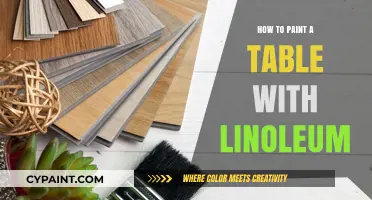 Revamp Your Table: Easy Steps to Paint Over Linoleum Surfaces