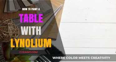 Revamp Your Table: Easy Steps to Paint Over Linoleum Surfaces