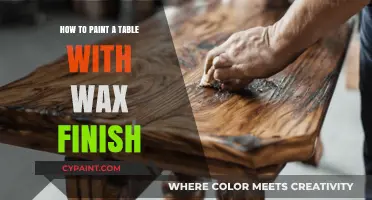 Mastering Wax Finish: A Step-by-Step Guide to Painting Your Table