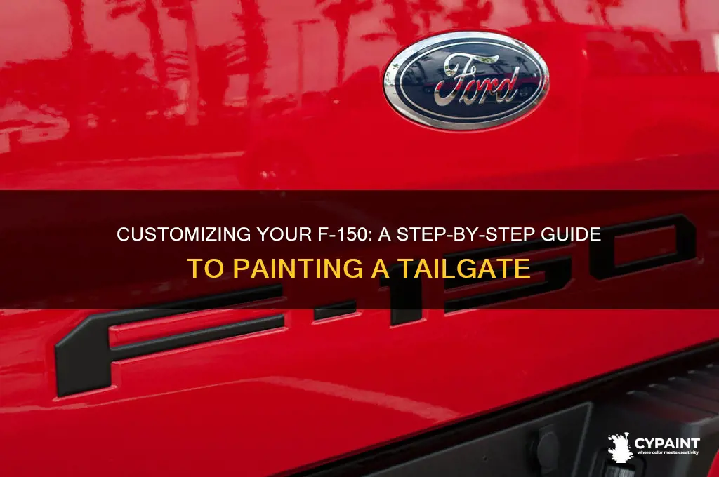 how to paint a tailgate on f-150