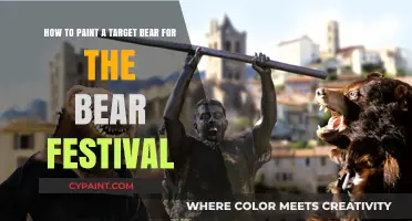 Crafting a Festival-Ready Target Bear: A Painter's Guide