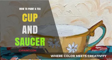 Master the Art of Painting a Tea Cup and Saucer