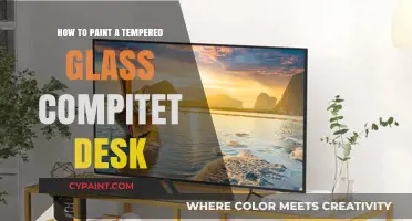 Mastering the Art of Painting Your Tempered Glass Computer Desk