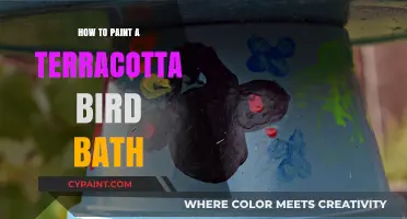 DIY Guide: Painting a Terracotta Bird Bath for Garden Charm