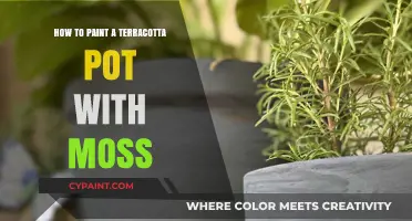 Create a Living Masterpiece: Painting Terracotta Pots with Moss