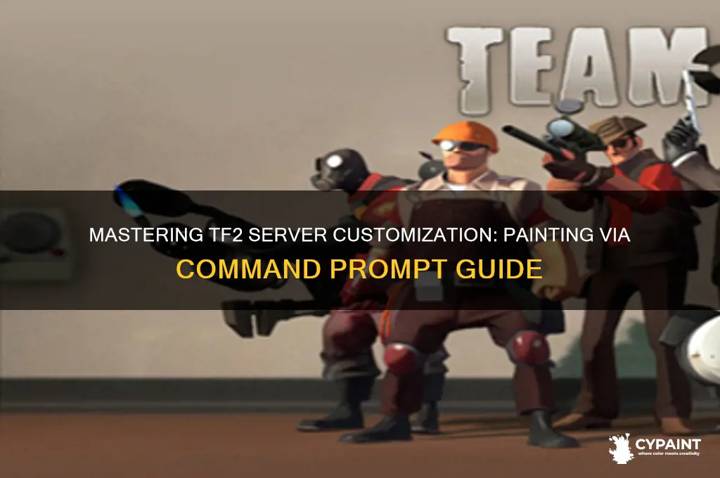how to paint a tf2 server via cmd