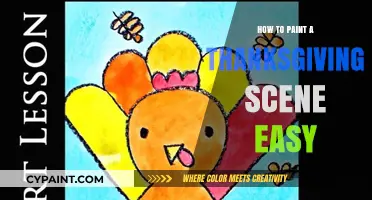 Easy Thanksgiving Scene Painting: Simple Steps for Festive Art Creation
