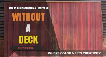 Theatrical Backdrops: Painting Without a Deck