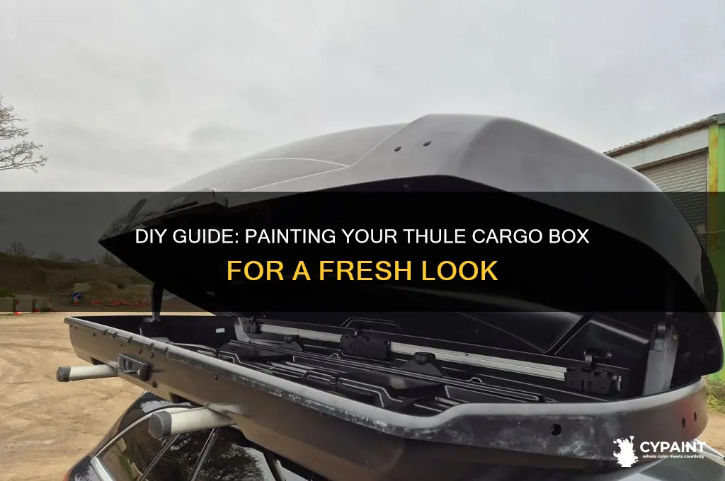 how to paint a thule cargo box