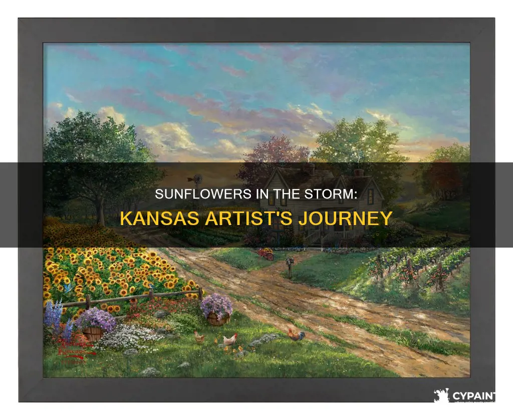 how to paint a thunderstorm kansas sunflower journey artiest