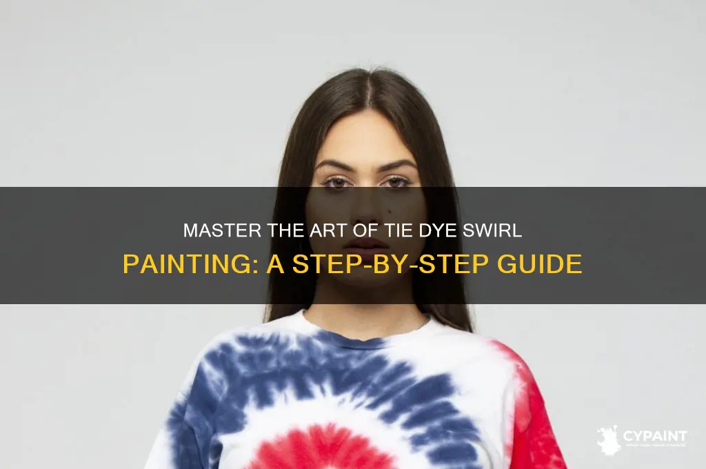 how to paint a tie dye swirl