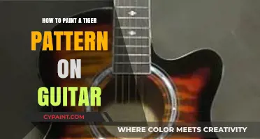 Mastering Tiger Stripes: A Step-by-Step Guide to Painting Guitar Patterns